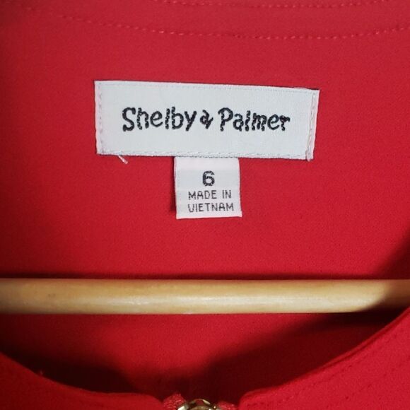 NWT Red Shelby & Palmer Dress - Picture 4 of 6